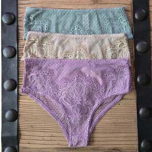 Victoria's Secret Dream Angels Mesh Lace Mid Rise Cheeky Boho Bundle sz XS New
